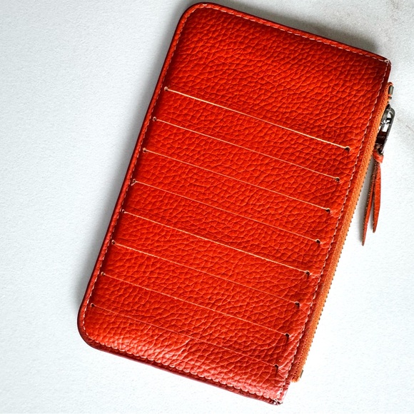 Orange Dogon Duo Wallet - Picture 6 of 11